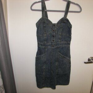 Jopra women's M denim  jumper midi dress